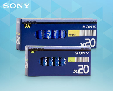 SONY Batterien Megapack