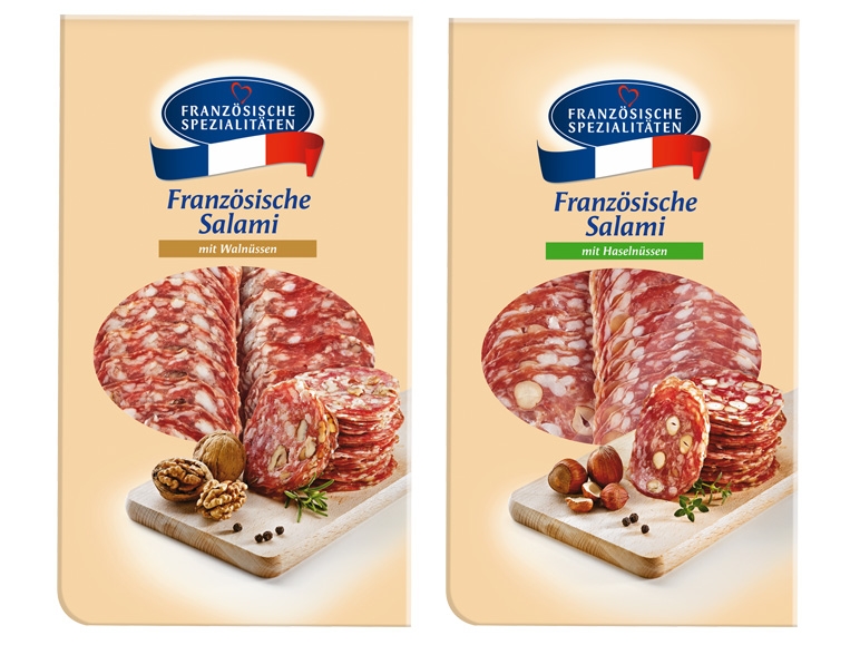 FRANZÖSISCHE SPEZIALITÄTEN Salami in Scheiben
