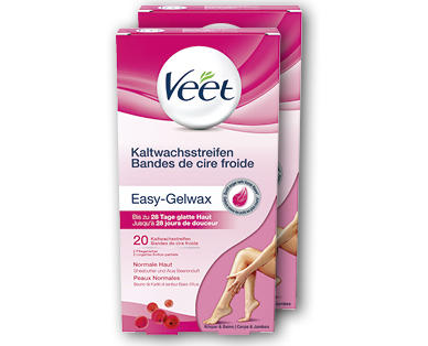 Bandes de cire froide pour le corps et les jambes VEET