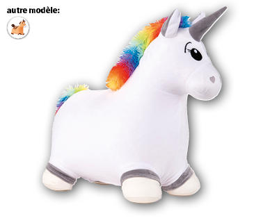 TOYLINO Animal rebondissant avec housse en peluche