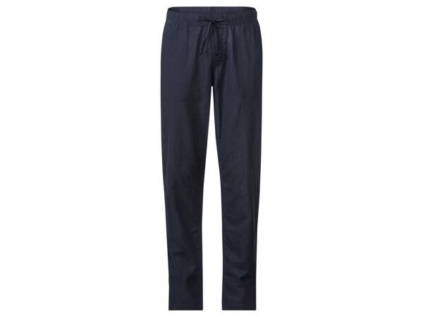 Men's Linen Trousers Straight Fit