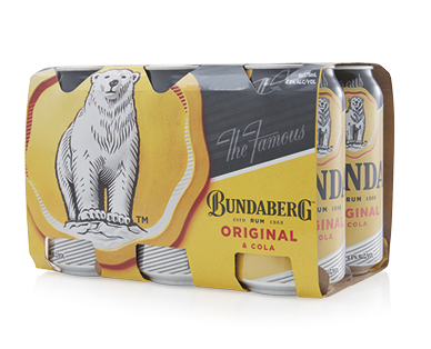 Bundaberg UP Rum & Cola 6 x 375ml