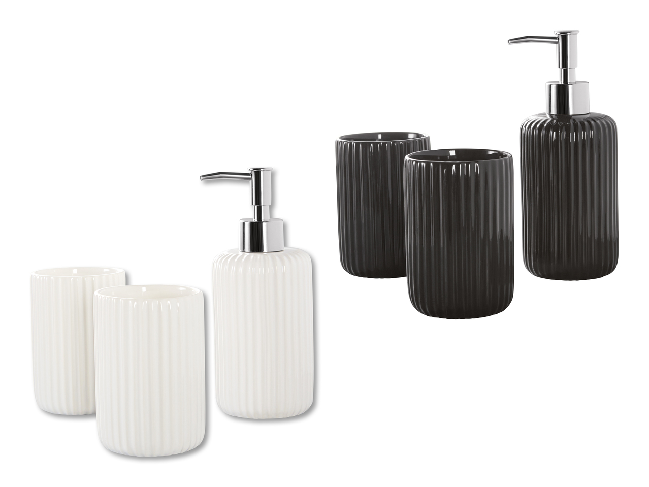 Set d'accessoires de bain, 3 pièces