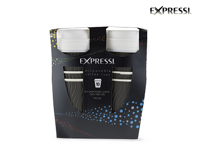 DISPOSABLE COFFEE CUPS 285ML 15PK/400ML 10PK