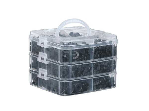 Parkside Fastening Clips and Cable Ties - 630 Pieces