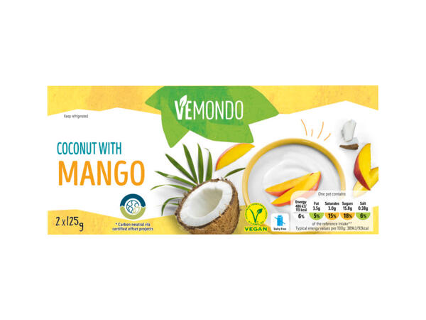 Vemondo 2 Vegan Coconut Pots