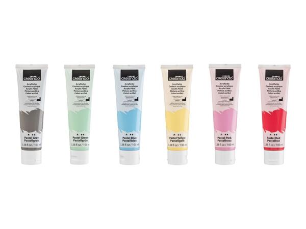 Acrylic Paints - Pastel Colours