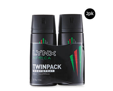 Lynx Body Spray 2 x 100g
