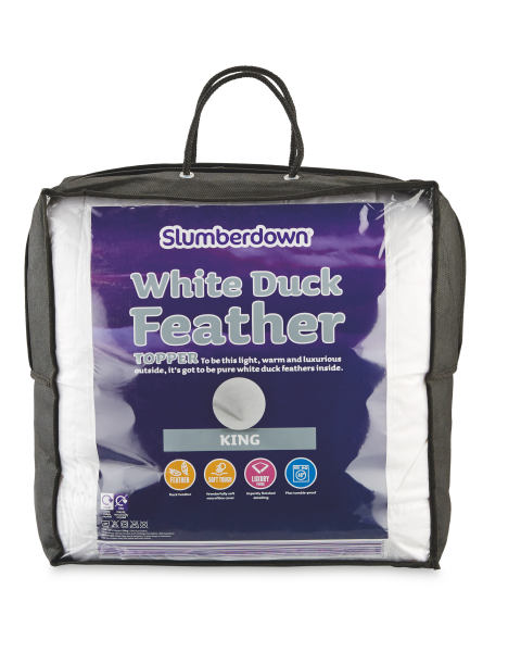 King Duck Feather Mattress Topper