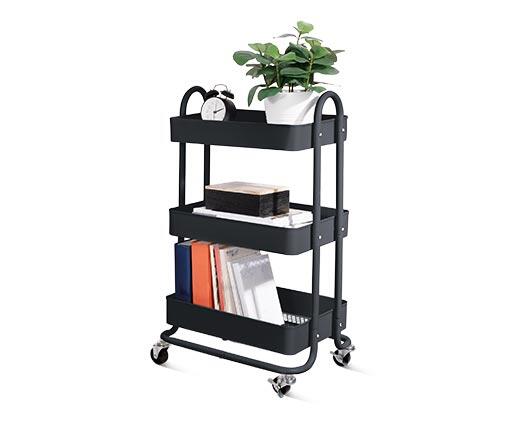 SOHL Furniture 3 Tier Rolling Cart