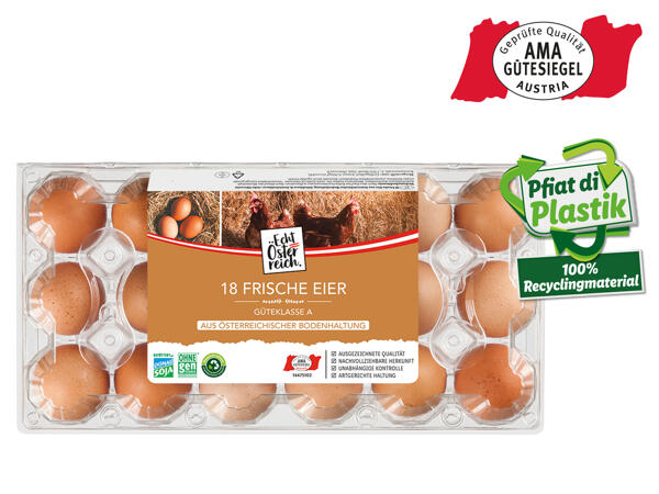 Eier aus Bodenhaltung