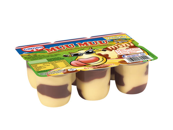 Muu Muu Mini Vanilla Pudding with Chocolate