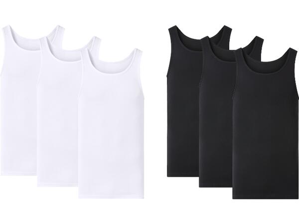 Finribbade linnen, 3-pack