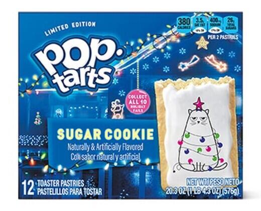 Kellogg's 
 Christmas Pop-Tarts Sugar Cookie or Frosted Cherry