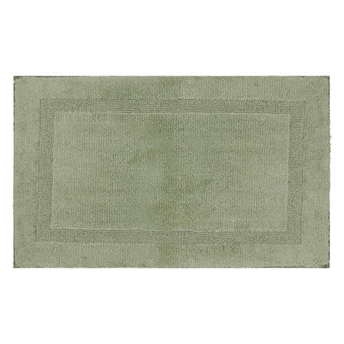 20" x 32" Knitted Memory Foam Bath Rug - Green Border