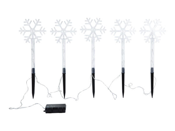 Livarno Home Christmas LED Stake Lights - 5 Pack