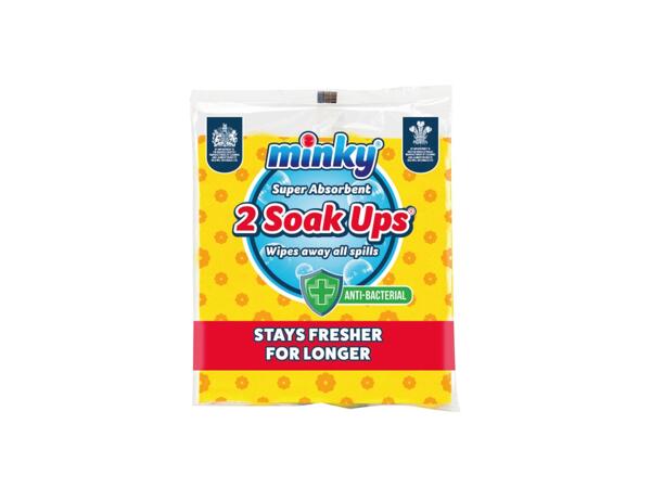 2pk Anti-Bacterial Soak Ups
