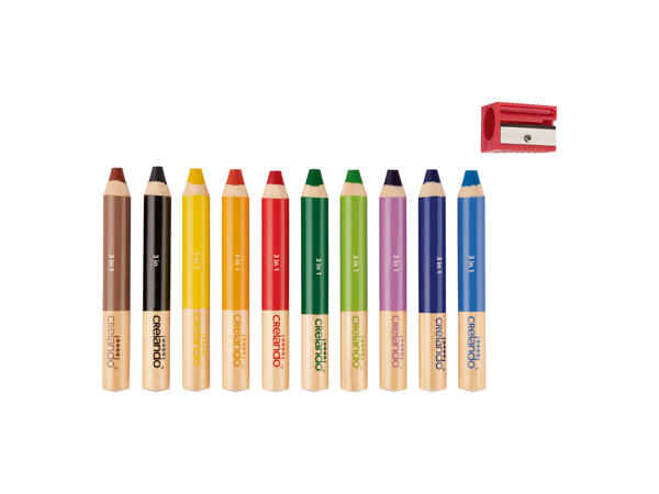 3 i 1-färgpennor, 10-pack