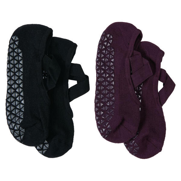 Crane Gripper Socks Strappy Black/Wine