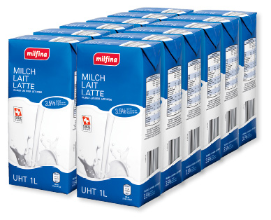 Lait entier UHT MILFINA