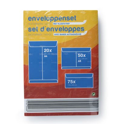 Enveloppenset, 145 st.