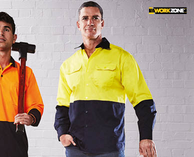 Mens Long Sleeve Work Shirt