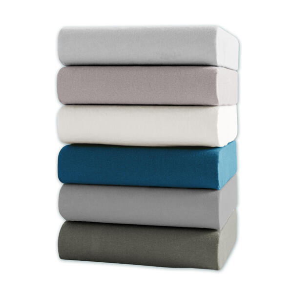 Interlock Doppeljersey-Spannbetttuch