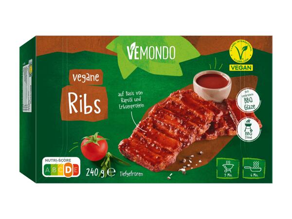 Pflanzliche Grill Ribs