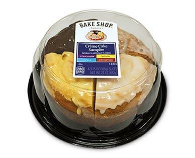 Bake Shop 
 Creme Cake Sampler