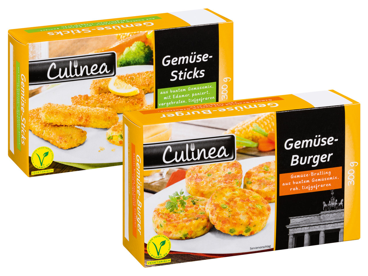 CULINEA Gemüse-Burger/Sticks