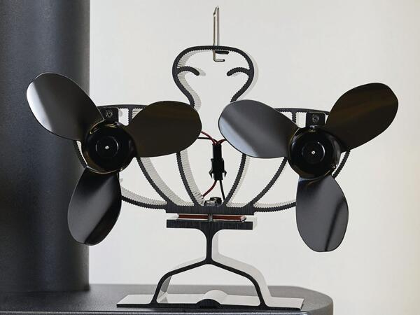 6 Blade Double Stove Fan