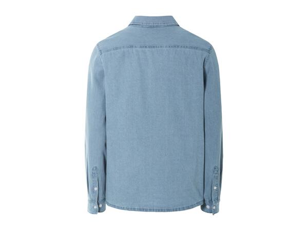 Livergy Men's Denim Shirt - Light