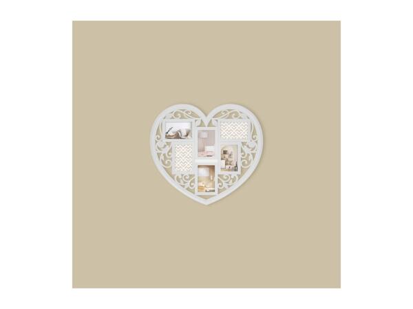Livarno Home Heart-Shaped Collage Picture Frame