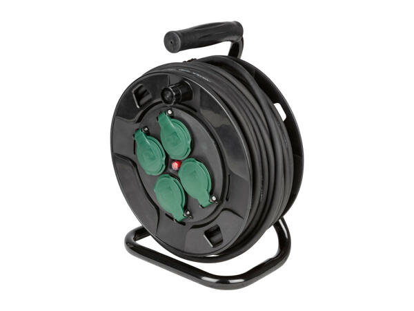 Parkside 10m 4-Socket Cable Reel