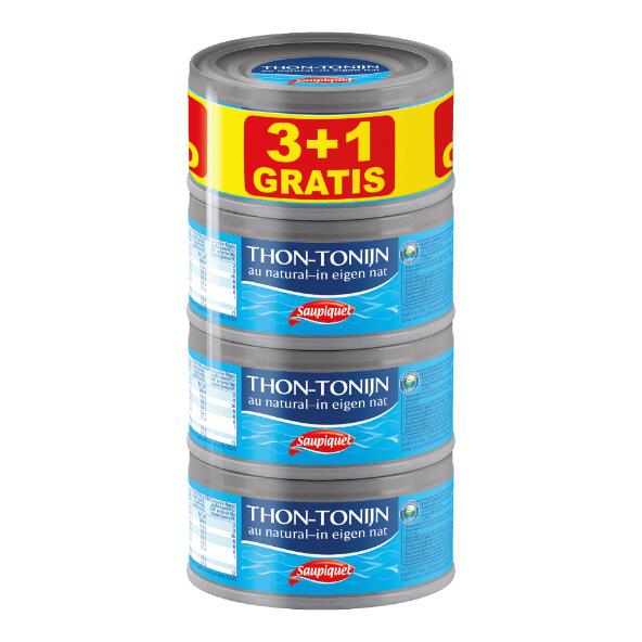 SAUPIQUET(R) Thon, pack de 4