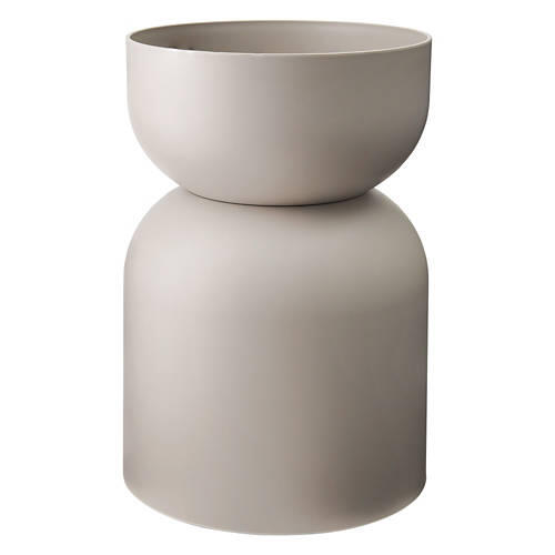 Reversible Urn Planter, Gray