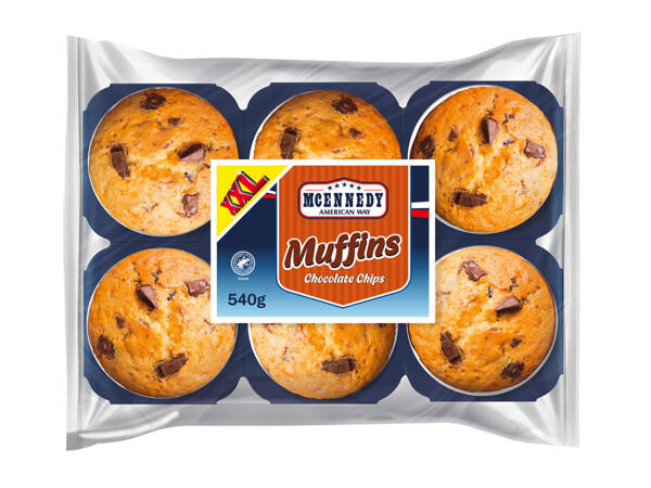 Muffins aux pépites de chocolat