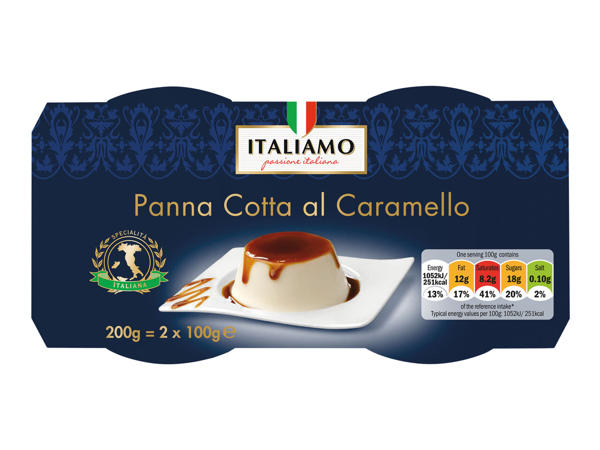 Italiamo Panna Cotta al Caramello