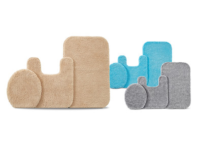Huntington Home 3-Piece Bath Rug Set