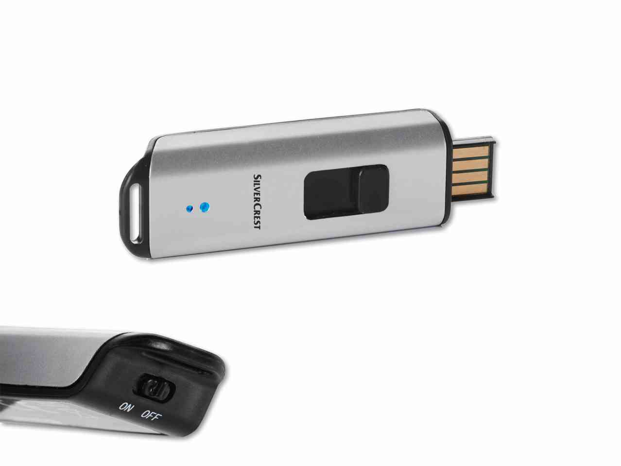 Dictaphone avec clé USB intégrée 2 en 1