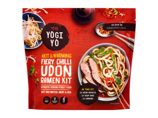Yogiyo Udon & Chilli Ramen Noodle Kit