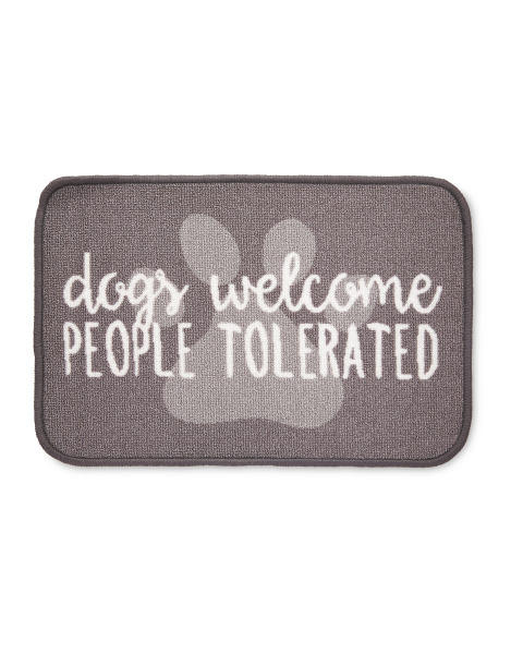 Dogs Welcome Washable Feeding Mat
