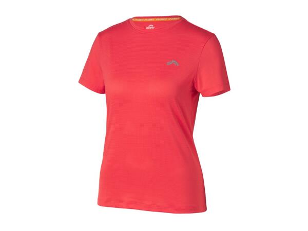 CRIVIT Ladies' Red Short Sleeve Sports Top