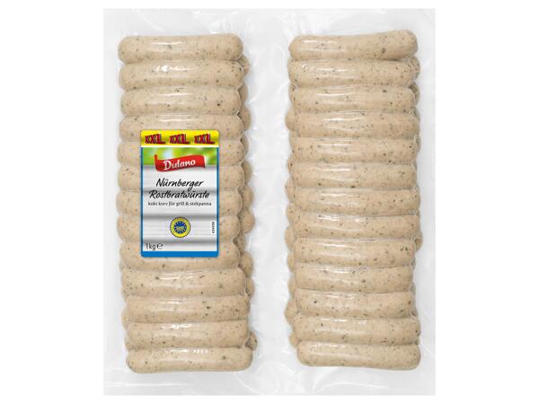 Original Nürnberger Rostbratwurts