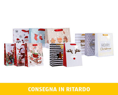 SACCHETTI REGALO NATALIZI CON APPLICAZIONI