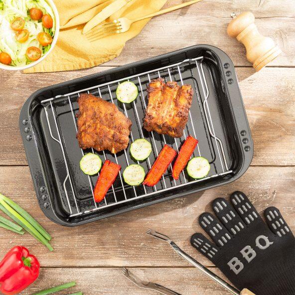 BBQ(R) 				Plaque pour gril ou barquette pour gril
