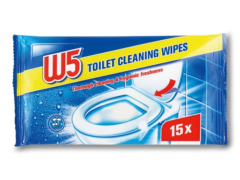 Lingettes nettoyantes pour WC