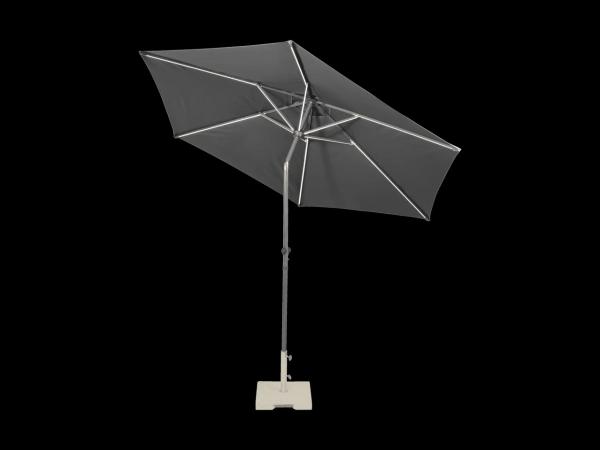 Sonnenschirm mit Solar-LED-Beleuchtung