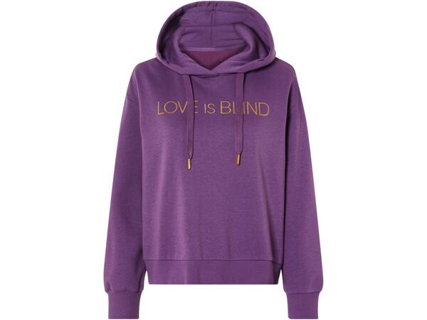 Ladies' hoodie "Love is blind"