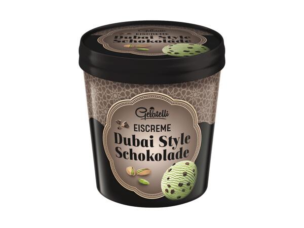 Dubai Style Schokolade-Pistazien Eis